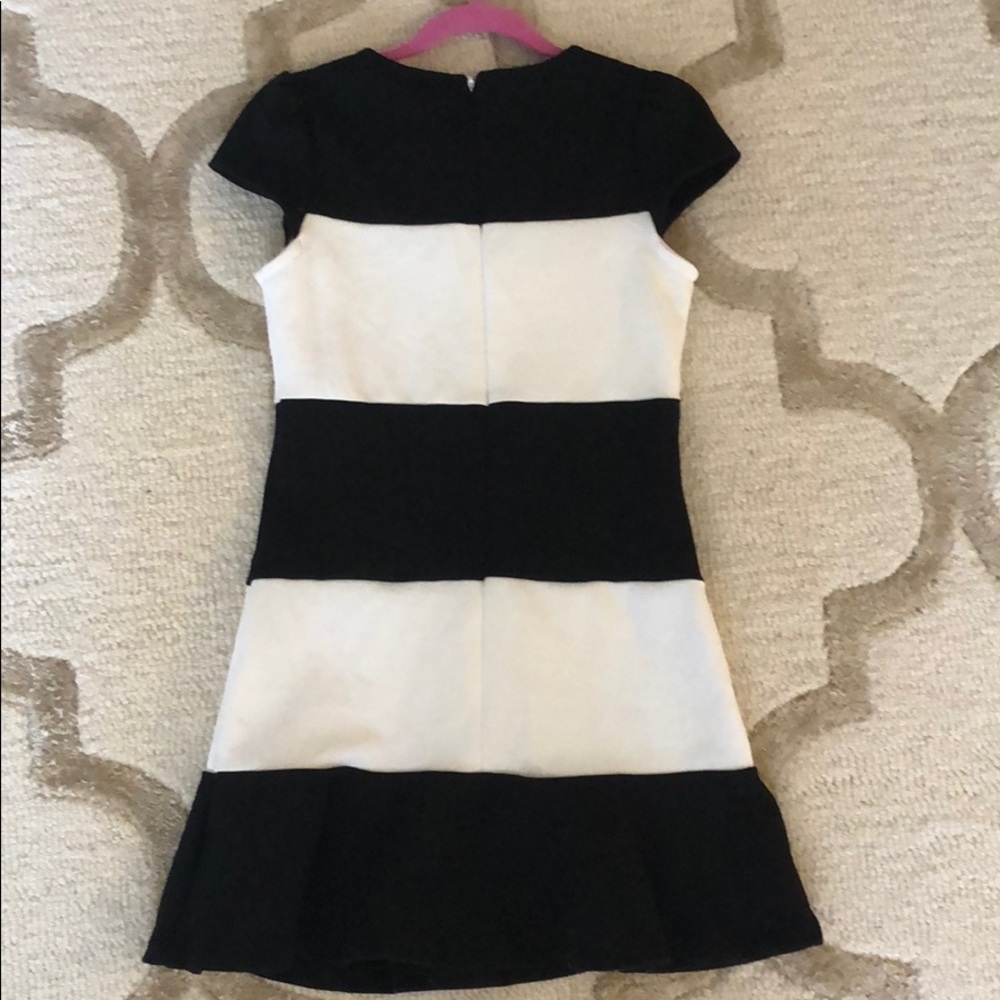 EUC Gymboree black and white fit and flare dress. - Picture 2 of 3